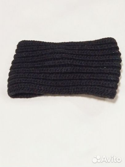 Ободок на голову вязанный чалма