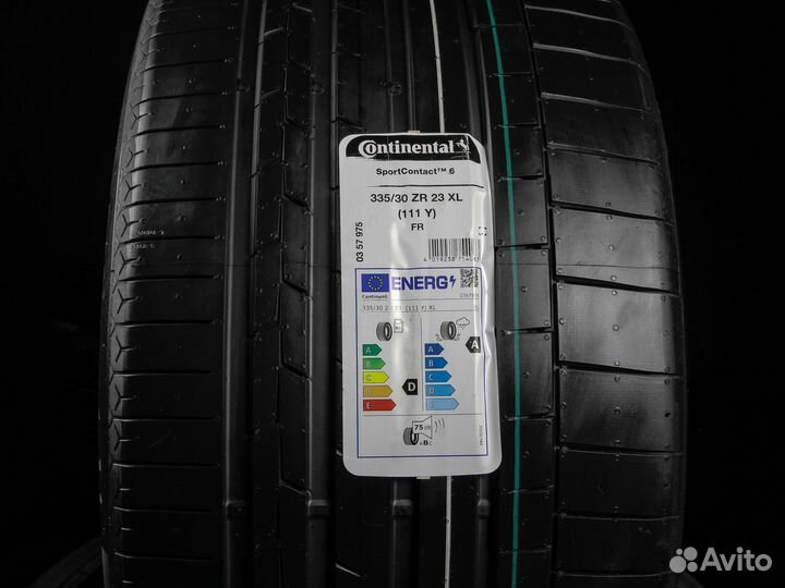 Continental SportContact 6 295/35 R23 и 335/30 R23 99Y