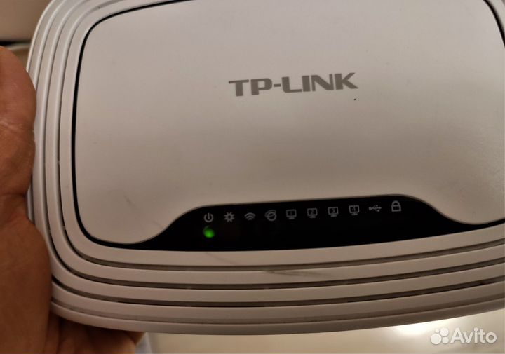 Wi-Fi роутер TP-link TL-WR842N, белый