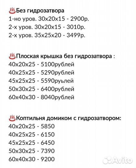 Коптильня горячего копчения с двумя ярусами и