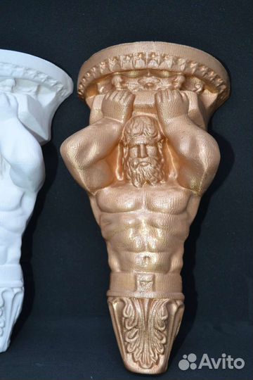 Атлант настенная фигура для декора