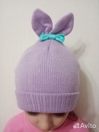 Вязаная шапочка на 4-6 лет