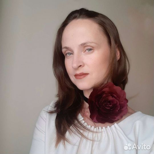 Чокер Винный пион