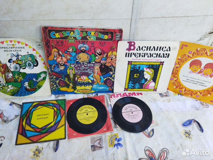 Грампластинки СССР для детей