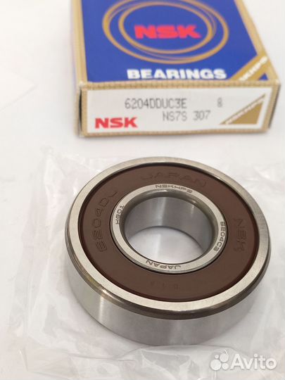 6204 2RS (DDU/C3) подшипник NSK оригинал Япония #