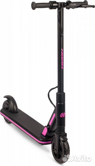 Электросамокат horh lazy (2023) черно-розовый Kra9