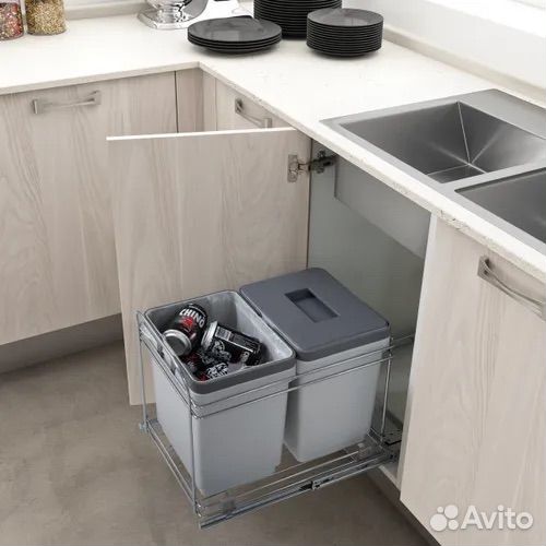 Мусорное ведро vibo / раздельный сбор мусора, 30л