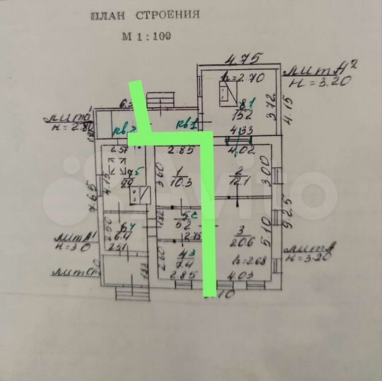Дом 98 м² на участке 11 сот.