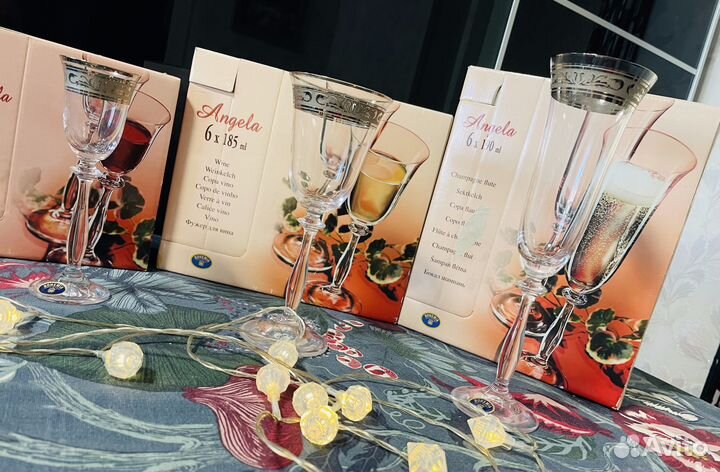 Три набора Богемия 18шт