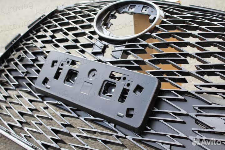 Губа передняя с решеткой NX 200 / NX 300H / NX 200