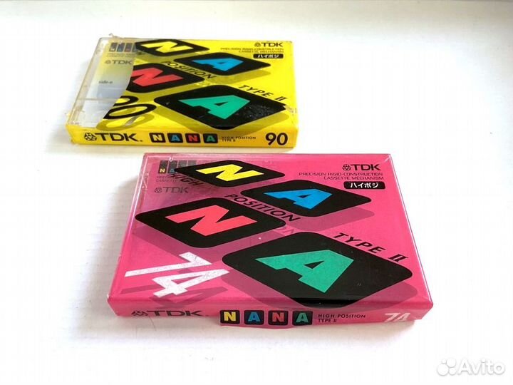Набор 2 кассеты TDK Na Na 74 и 90 - 2000 г