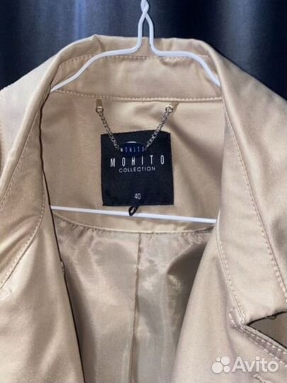 Плащ mohito размер L бежевый