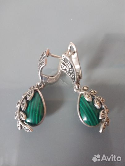 Серьги,кольцо, серебро