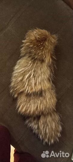 Меховой воротник енот