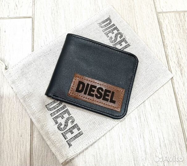 Мужской кошелек портмоне diesel кожаный
