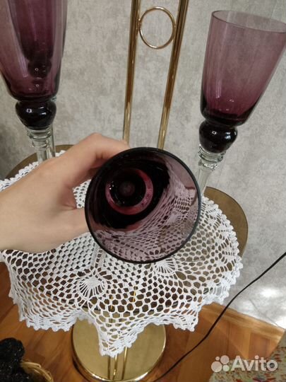 Фужеры Стрыйский паламар 27,5 см СССР бокалы