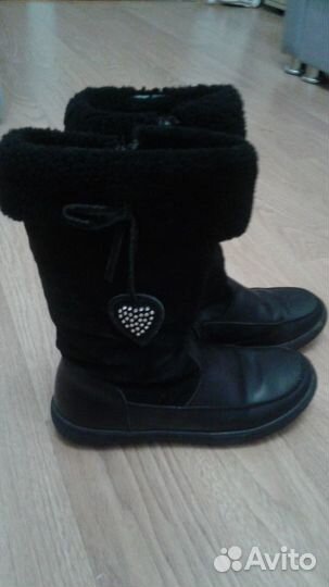 Продам зимние сапоги для девочки 37р