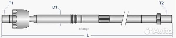 Тяга рулевая VAG/Moog/ voax8016 Moog
