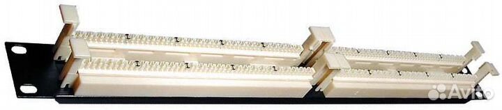 Кросс-панель 100 парная 110типа 19 1u(без модулей)