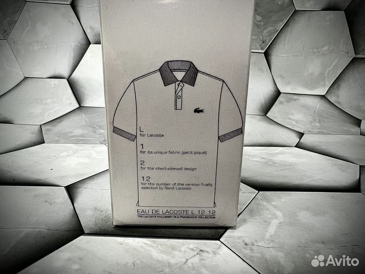Духи мужские lacoste l.12.12 blanc pure