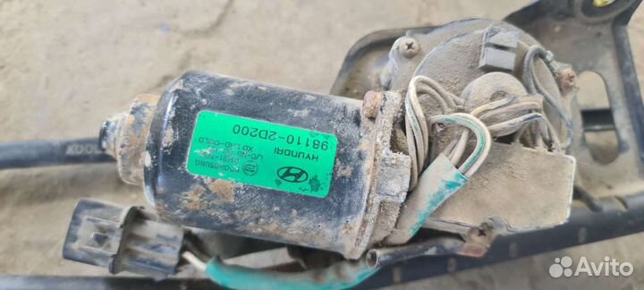 Моторчик дворников hyundai elantra xd hd хендай