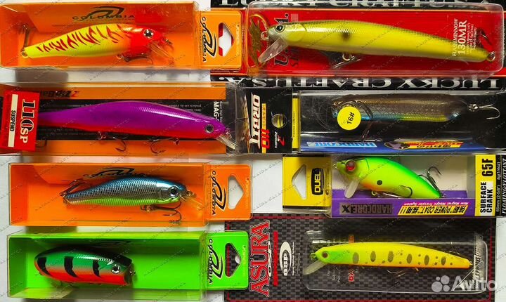 Воблеры для ловли щуки и окуня. Набор воблеров