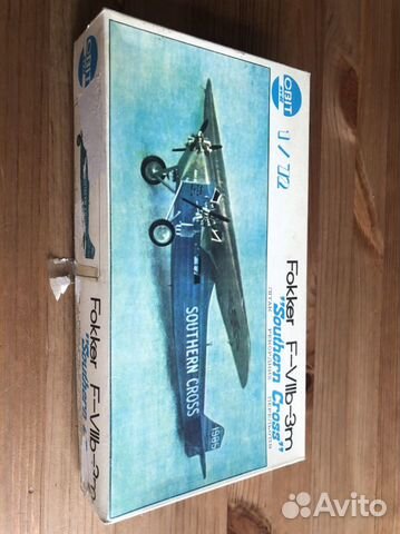 Сборная модель самолета 1:72 Fokker F-Vllb-3m