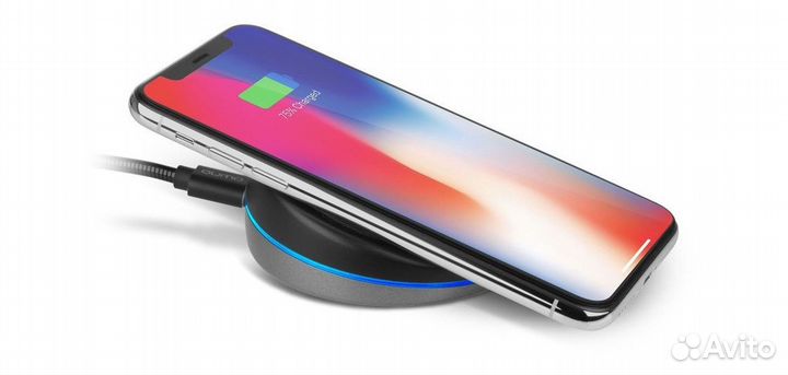 Быстрая Беспроводная Зарядка Qumo (Type-C)