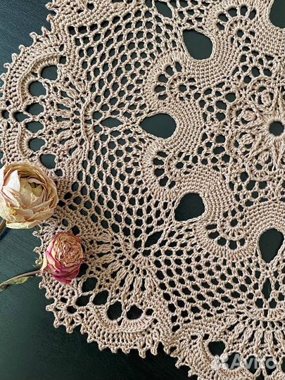 Салфетка вязаная крючком