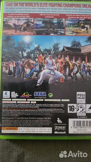 Virtual fighter 5 xbox 360