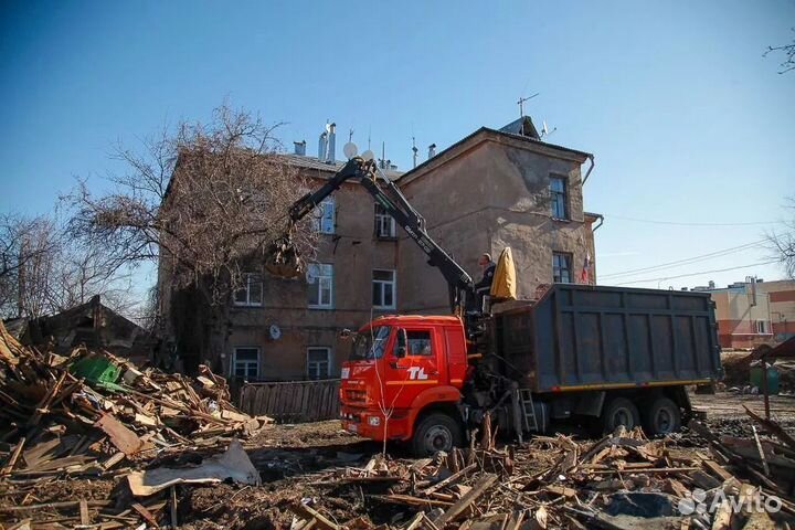 Демонтаж домов снос дачи за 1 день