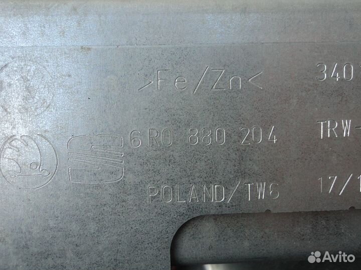 Подушка безопасности пасcажирская VW Polo Sedan