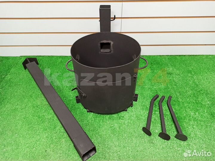 Печь под казан 22л учаг печь с трубой