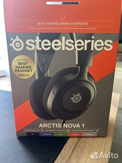 Игровые наушники steelseries arctis nova 1