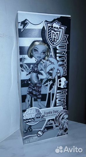 Кукла монстр хай Френки Штейн чёрно-белая