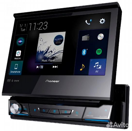 Автомагнитола Pioneer AVH-A7250BT 1DIN 4x50Вт 7' п