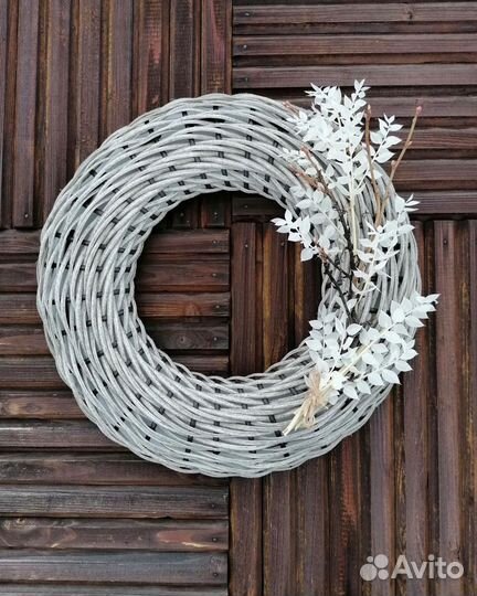 Новогодний венок на дверь