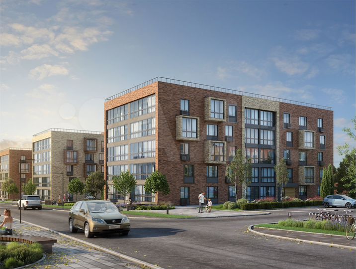 1-к. квартира, 44,3 м², 1/5 эт.