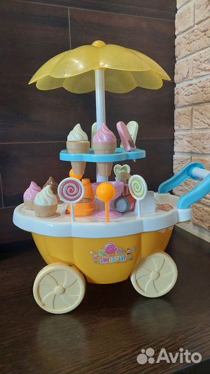 Игровой набор тележка со сладостями