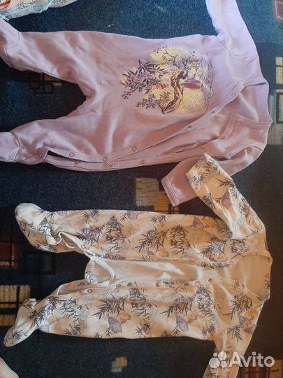 Вещи на девочку 58-64 слип