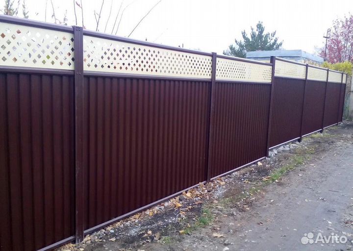 Забор из профнастила 