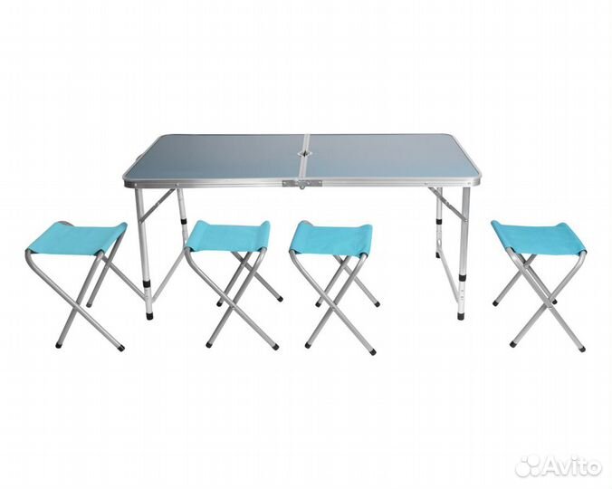 Набор для пикника, стол и 4 стульчика, новый