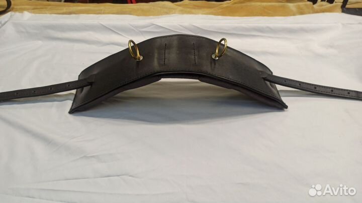 Седелка кожаная прямая, для лошади