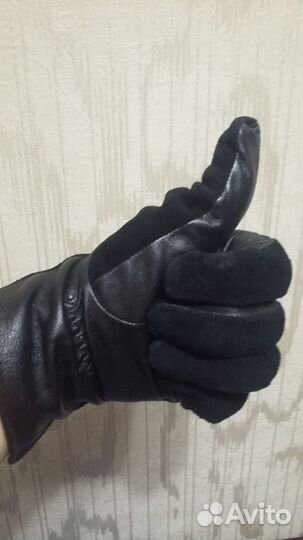 Перчатки кожаные