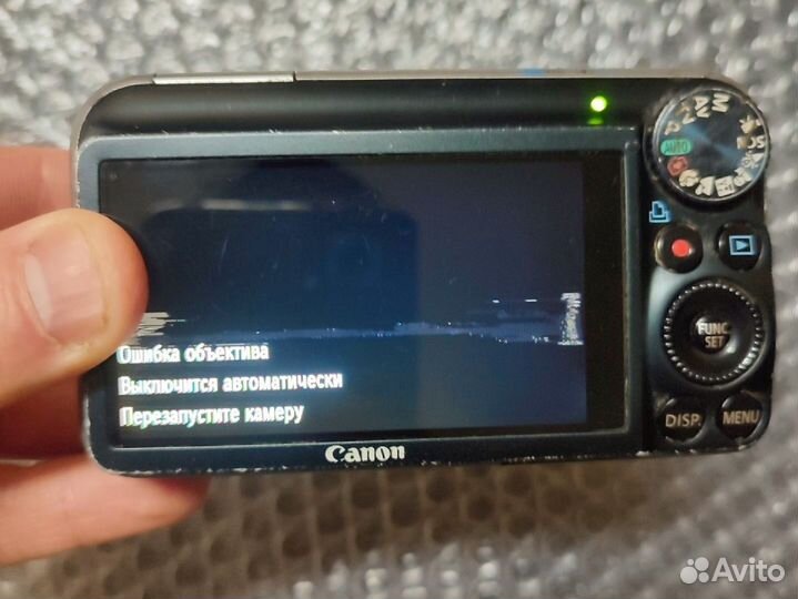 Canon Sx210 Ошибка объектива + битые пиксели