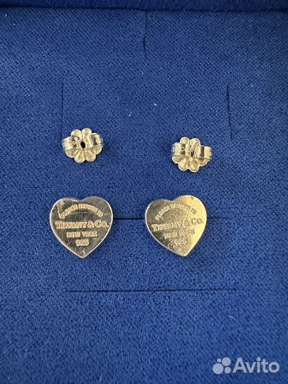 Tiffany&co серьги серебро 925