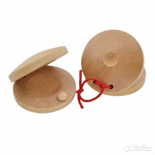 Кастаньеты новые деревянные фламенко (пара)