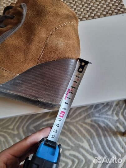 Ботинки женские 38 замша