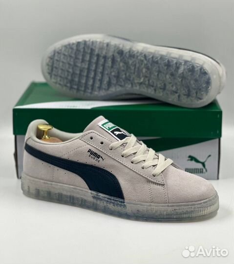 Кроссовки Puma Suede серые летние