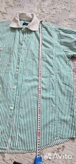 Рубашка мужская в полоску винтаж